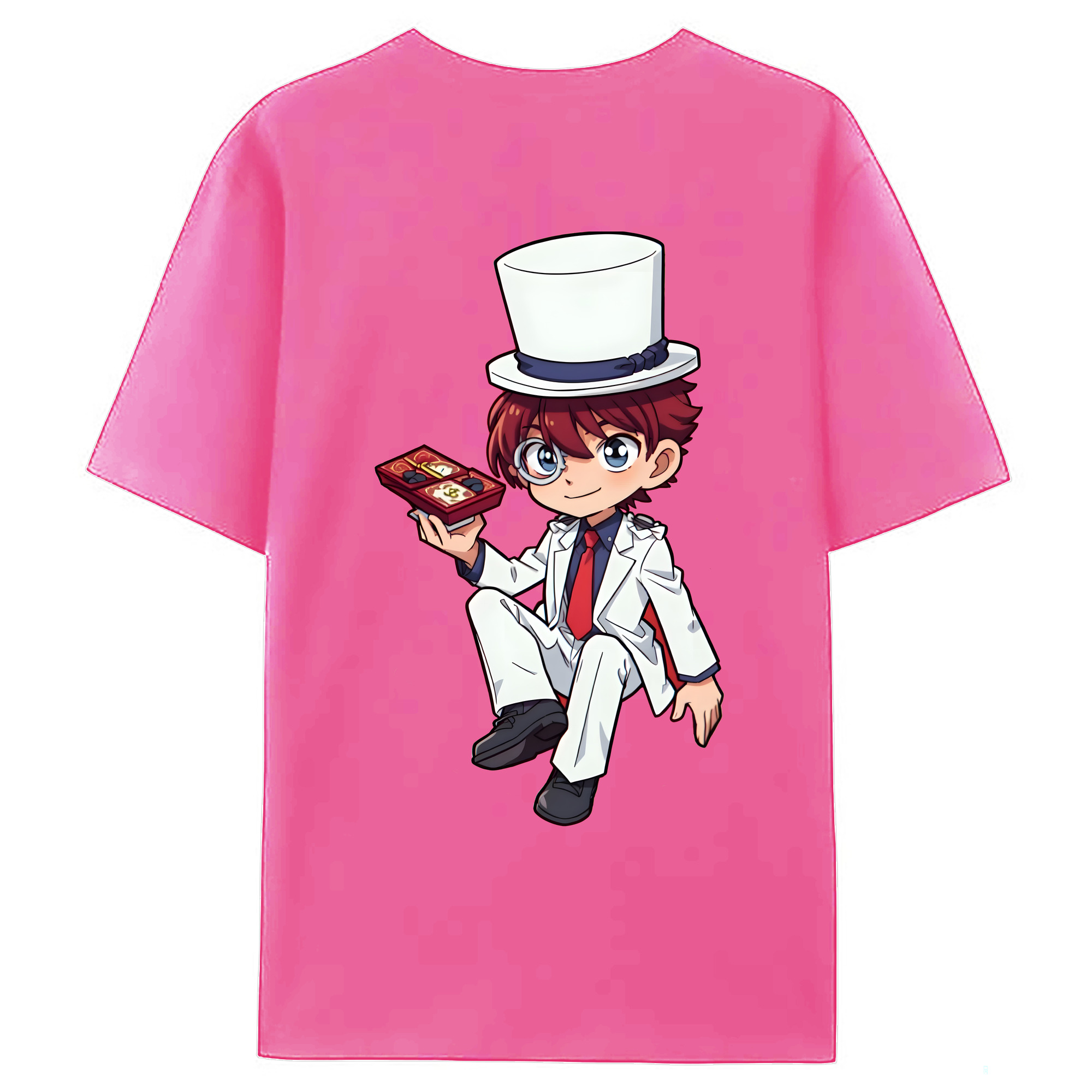 （画像用） 名探偵コナン くろば かいと Detective Conan Kuroba Kaito レディース半袖Tシャツ(バックプリント)